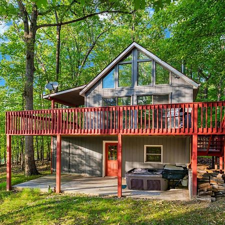 Hot Tub, Large Deck, Wifi, Fire Pit At Chalet Cabin Morton Grove ภายนอก รูปภาพ