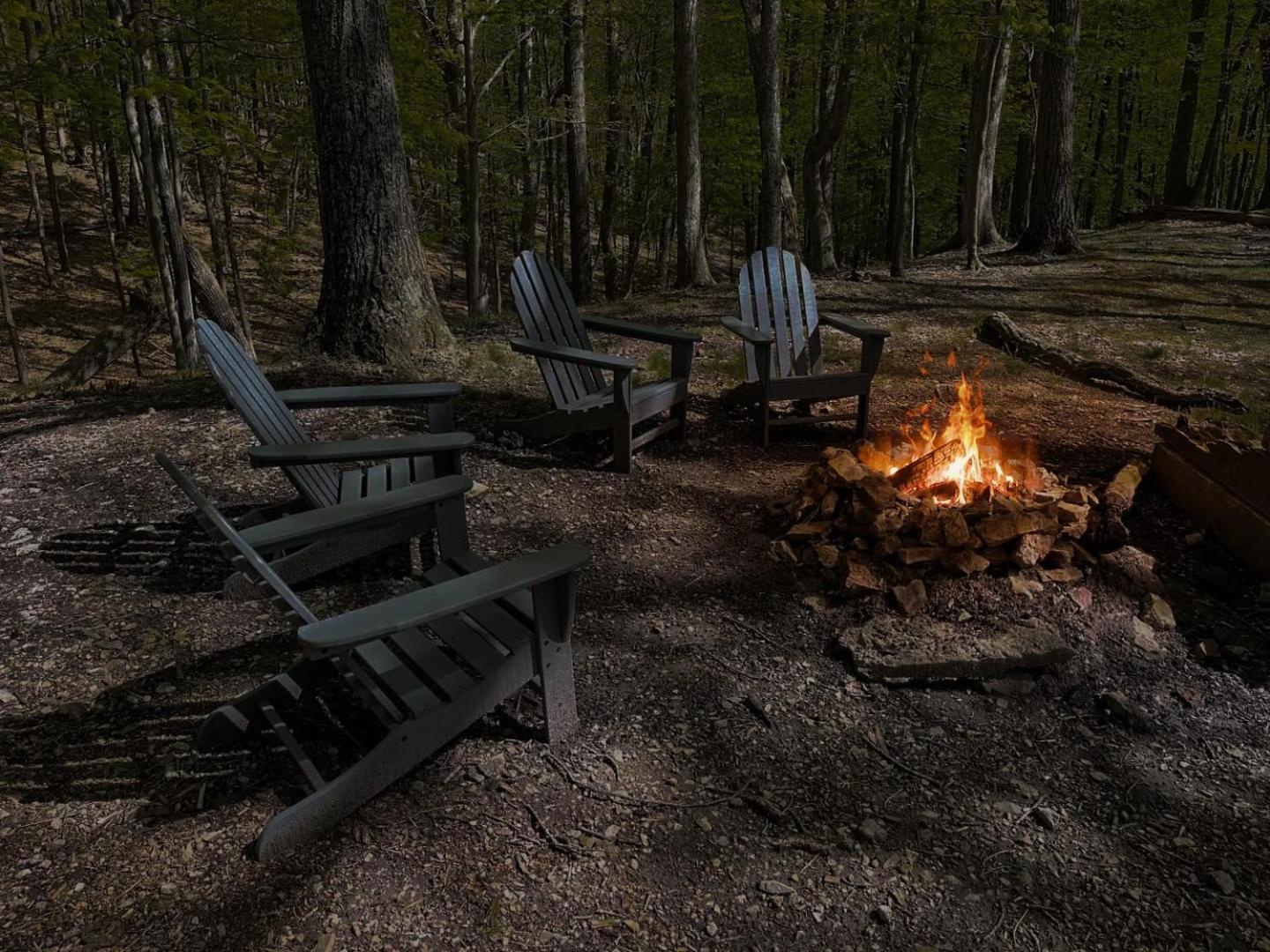 Hot Tub, Large Deck, Wifi, Fire Pit At Chalet Cabin Morton Grove ภายนอก รูปภาพ