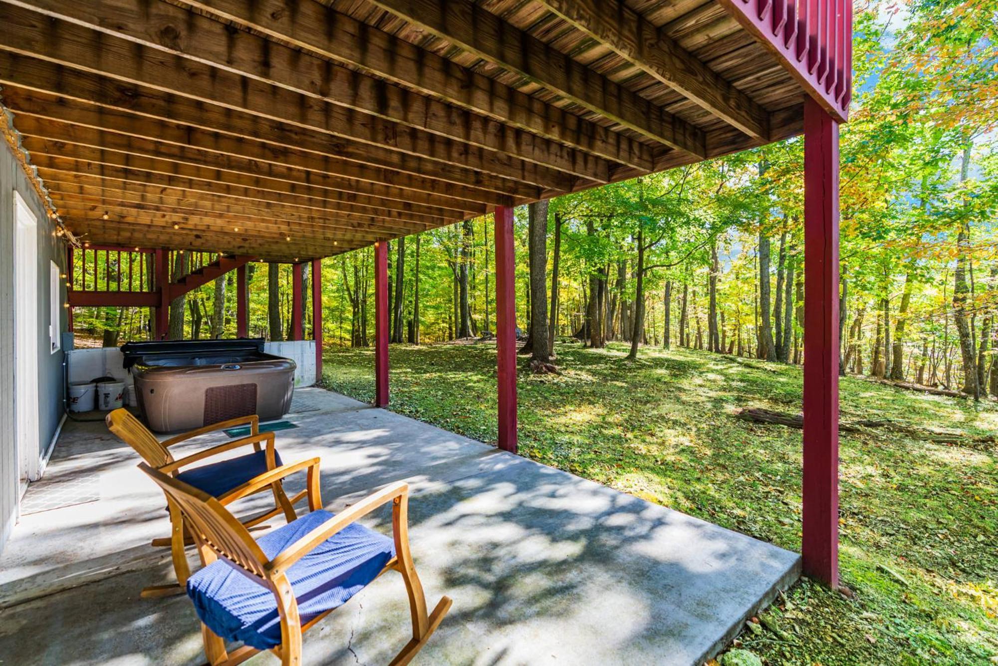 Hot Tub, Large Deck, Wifi, Fire Pit At Chalet Cabin Morton Grove ภายนอก รูปภาพ